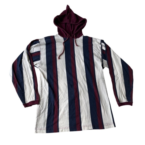 Body Equip Other - Vtg Striped Baja Surf Jerga Hoodie
